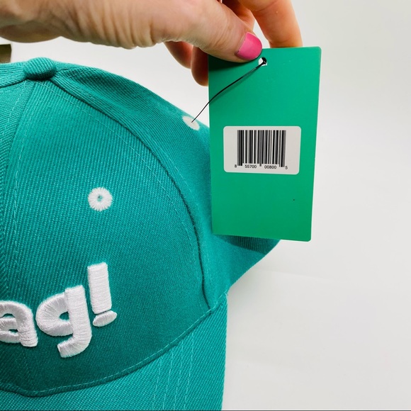 NWT Wag! Green Baseball Hat Adjustable - Picture 5 of 6